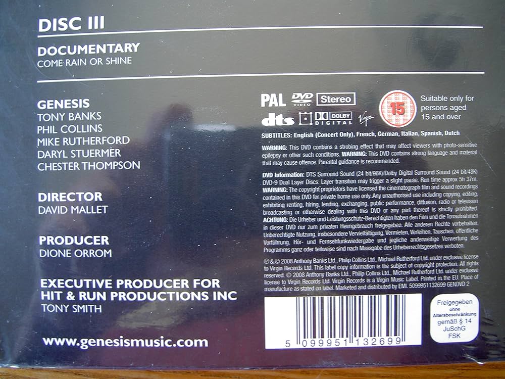 Amazon.co.jp: When in RomeGenesis 2007 [DVD] [Import